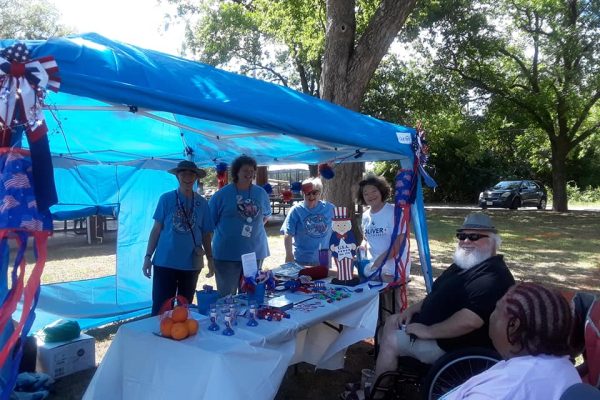 TDWJC Booth at 2018 Juneteenth Celebration