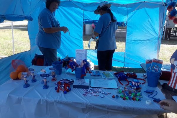 TDWJC Booth at 2018 Juneteenth Celebration