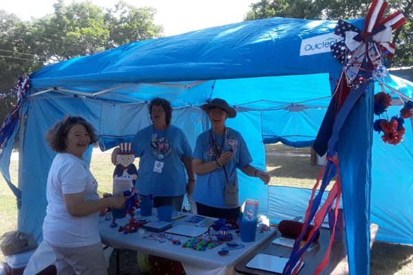 TDWJC Booth at 2018 Juneteenth Celebration