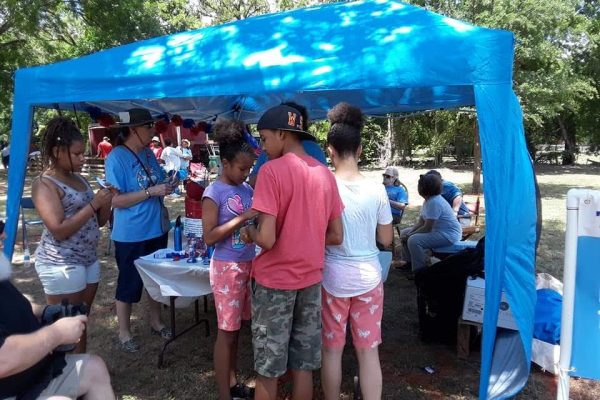 TDWJC Booth at 2018 Juneteenth Celebration